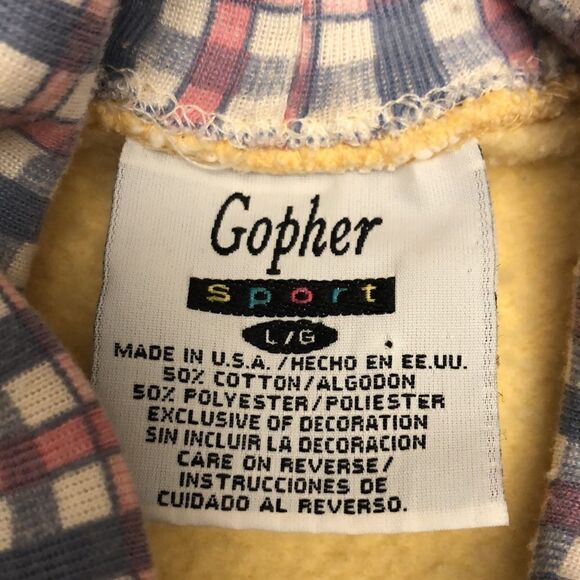 Vintage Gopher womens turtleneck long sleeve sweatshirt size L - Picture 7 of 9